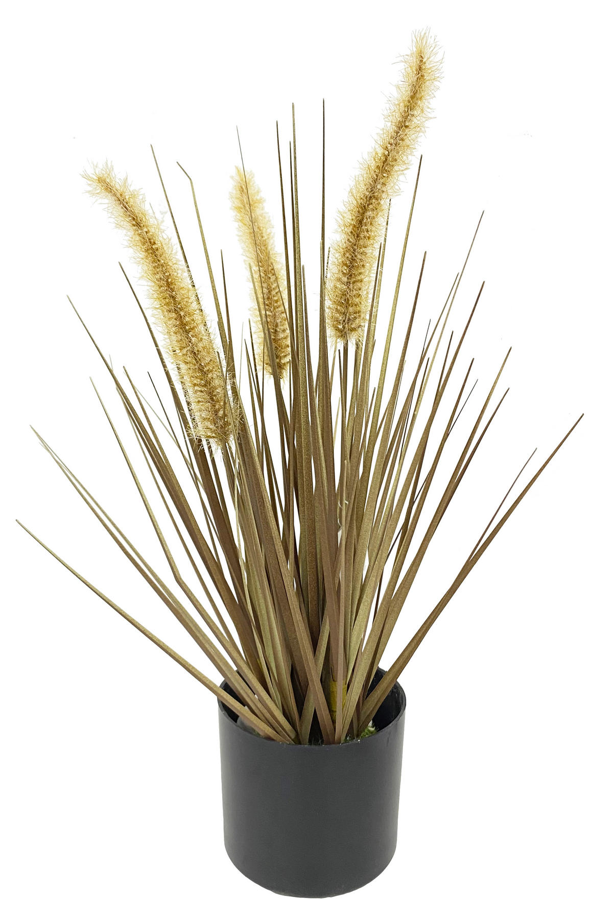 IARBĂ DECORATIVĂ - maro, Basics, plastic/metal (40cm) - Ambia Home