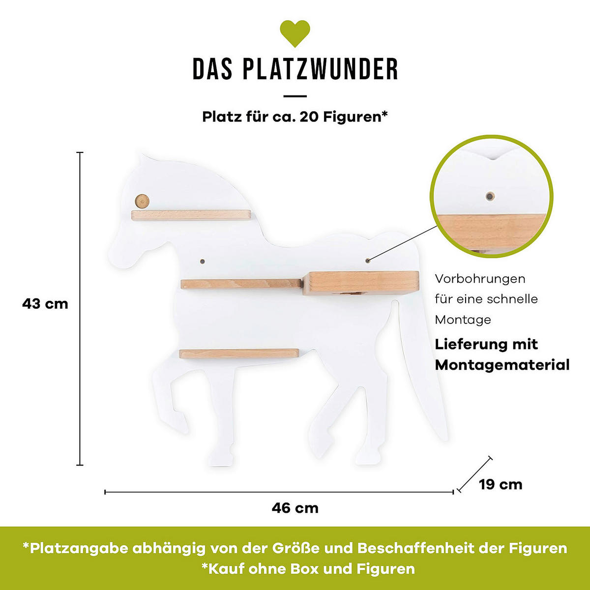 KINDERREGAL  - Weiss, Modern, Holzwerkstoff (46/43/19cm) - MID.YOU