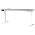 SCHREIBTISCH höhenverstellbar  - Kaschmir/Weiß, MODERN, Holzwerkstoff/Metall (160/80/72-118cm) - Novel