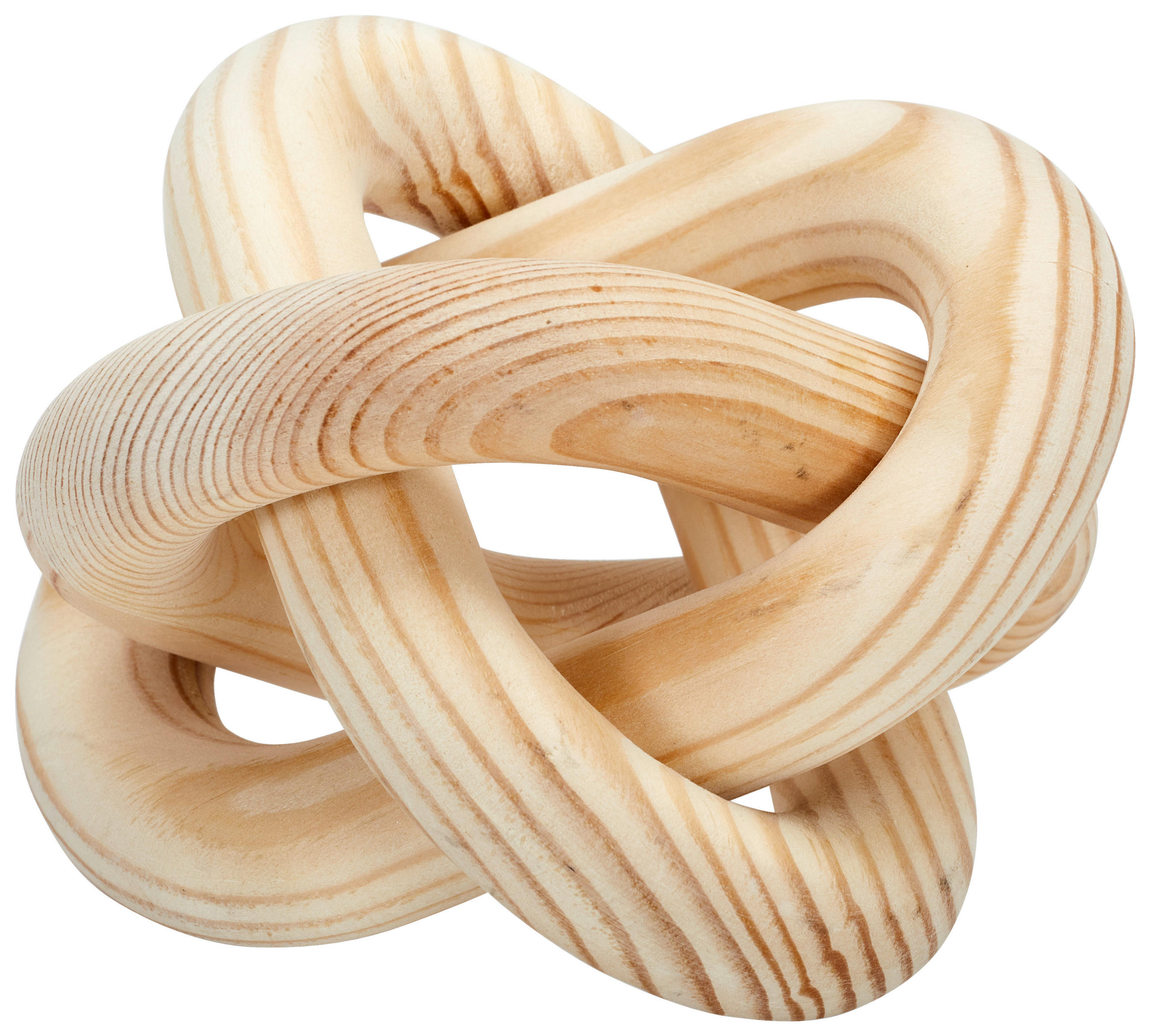 SKULPTUR - Naturfarben, Trend, Holz (15/15cm) - Ambia Home