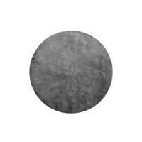 WEBTEPPICH  Wohnzimmer 120 cm Lago Anthrazit rund  - Anthrazit, Basics, Textil (120cm)