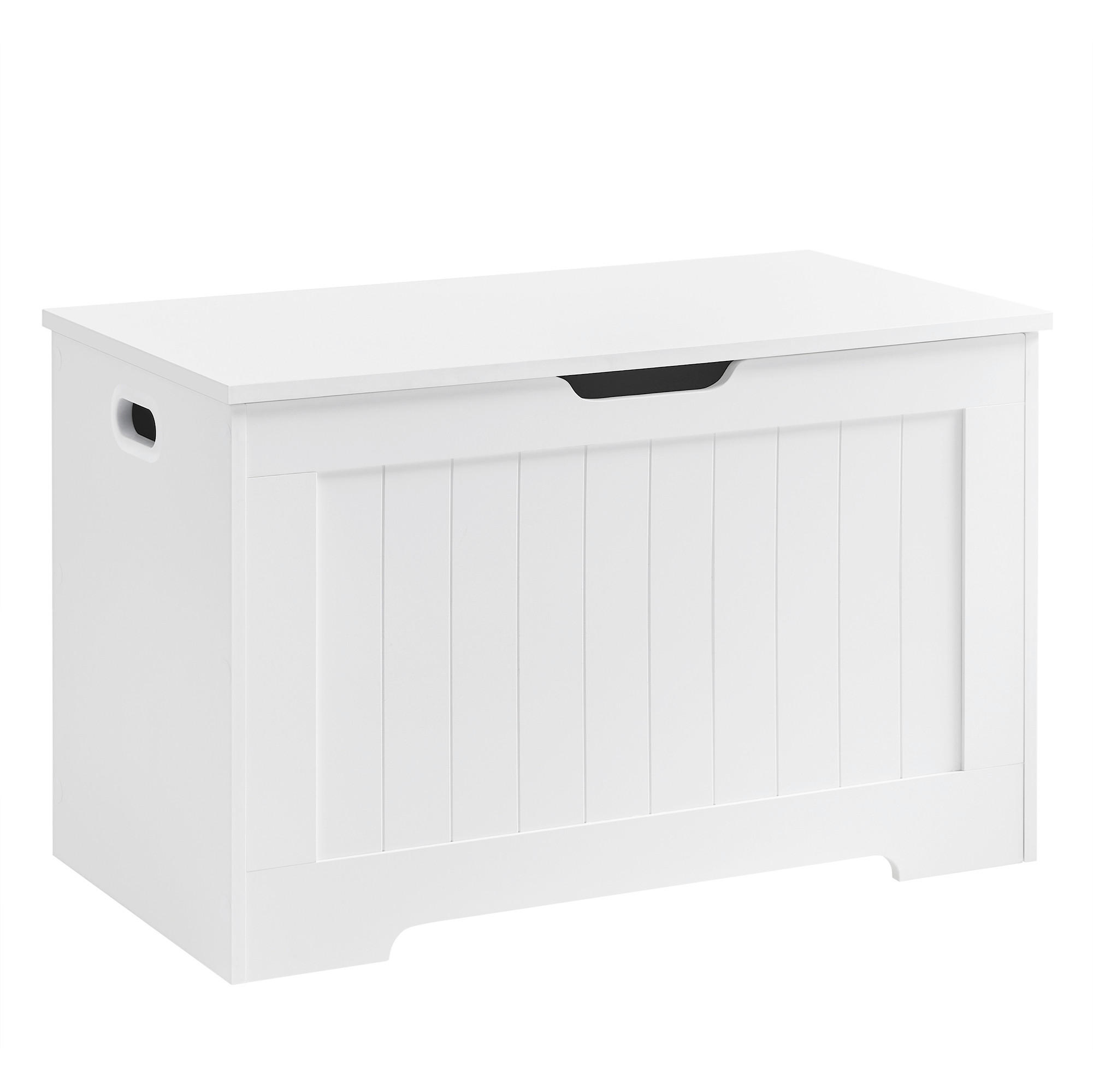 TRUHE Holzwerkstoff  - Weiß, Trend, Holzwerkstoff (76/48/40cm) - Boxxx