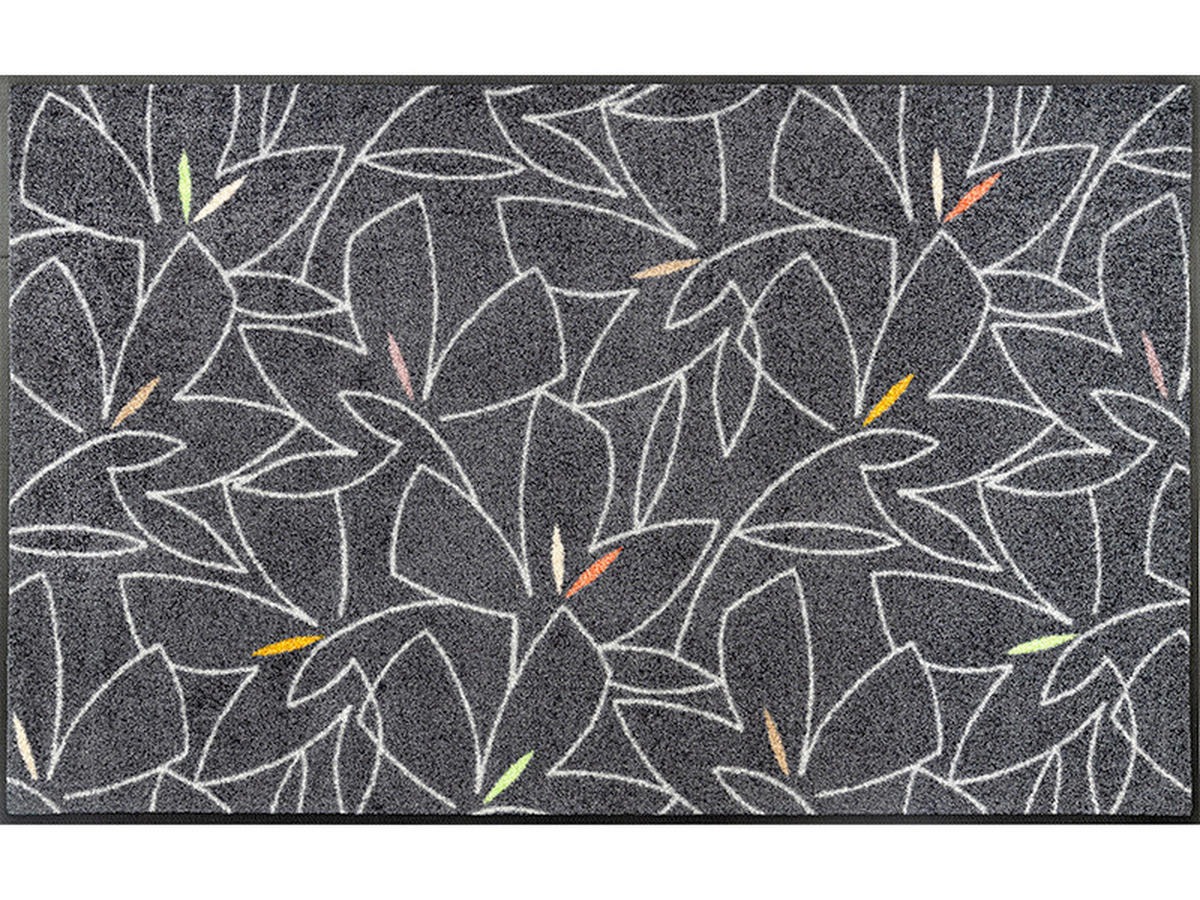 DVEŘNÍ ROHOŽKA, 75/120 cm, černá - černá, Konvenční, textil/plast (75/120cm) - Esposa