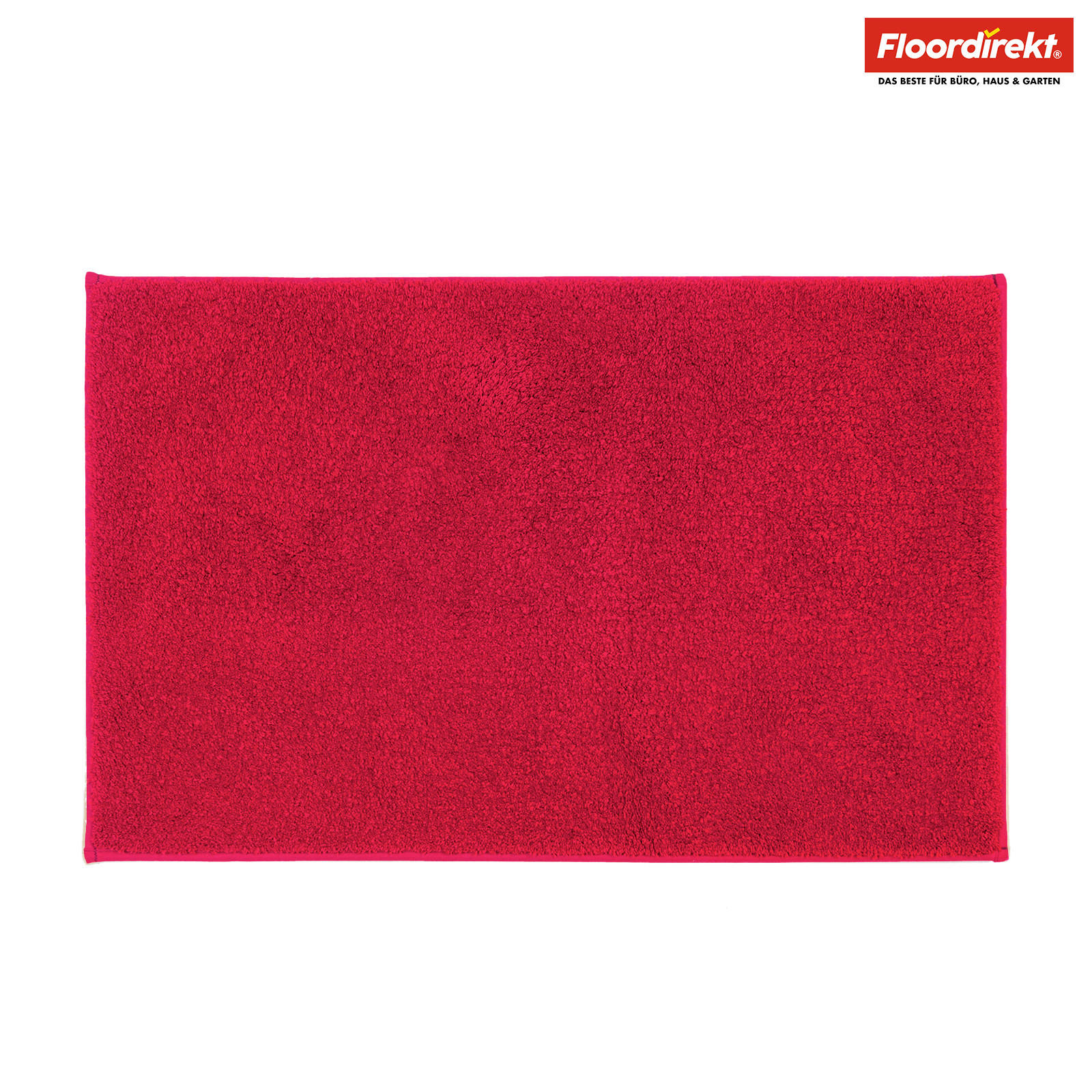 Floordirekt Badematte Nasa Rot 86x150 cm