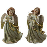 DEKORATIONSÄNGEL  - grön, Lifestyle, keramik (11,6/18,5/8,9cm) - X-Mas