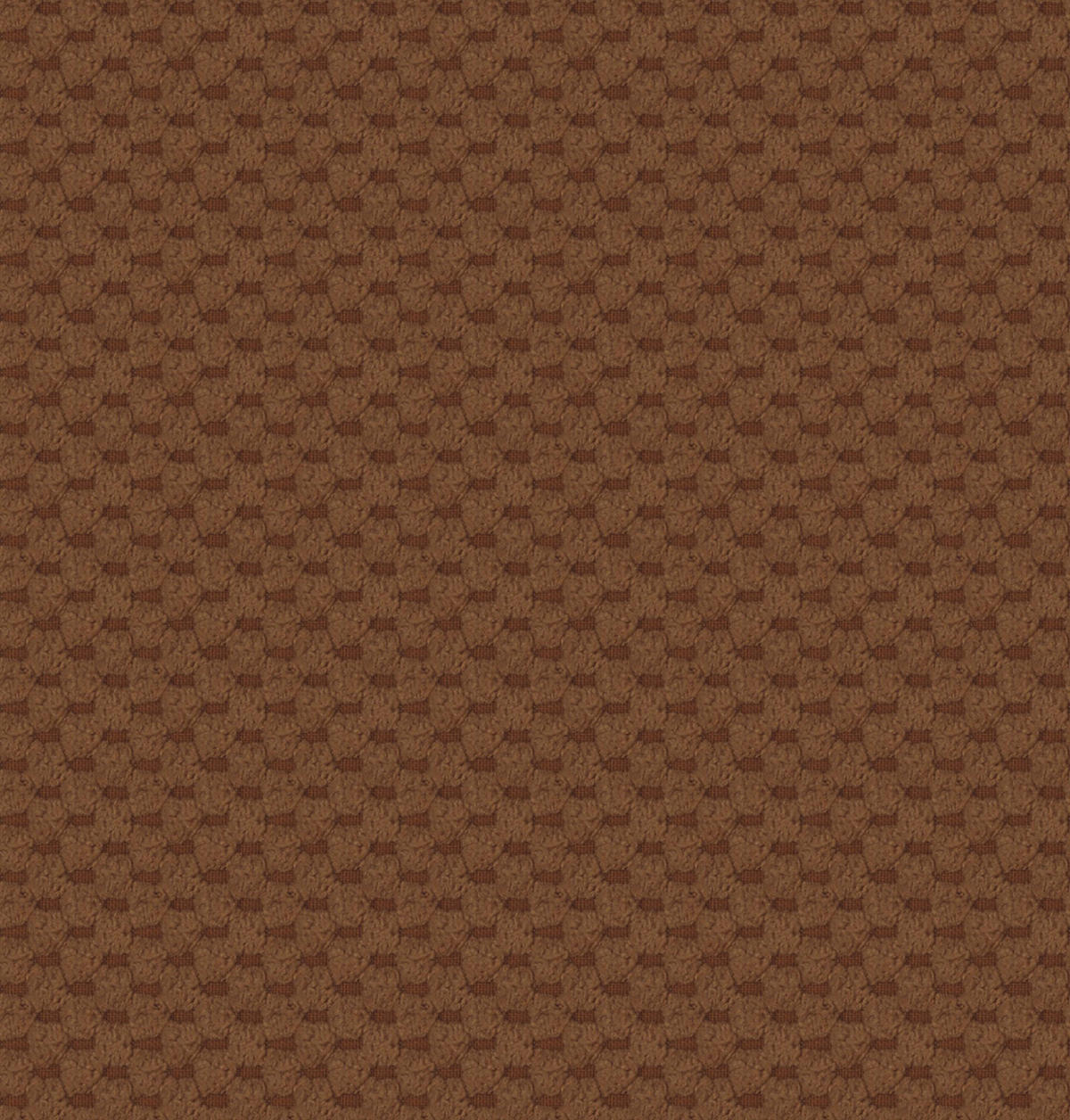 ECKSOFA in Struktur, Plüsch Rostfarben  - Rostfarben/Schwarz, Design, Textil/Metall (287/197cm) - Stylife