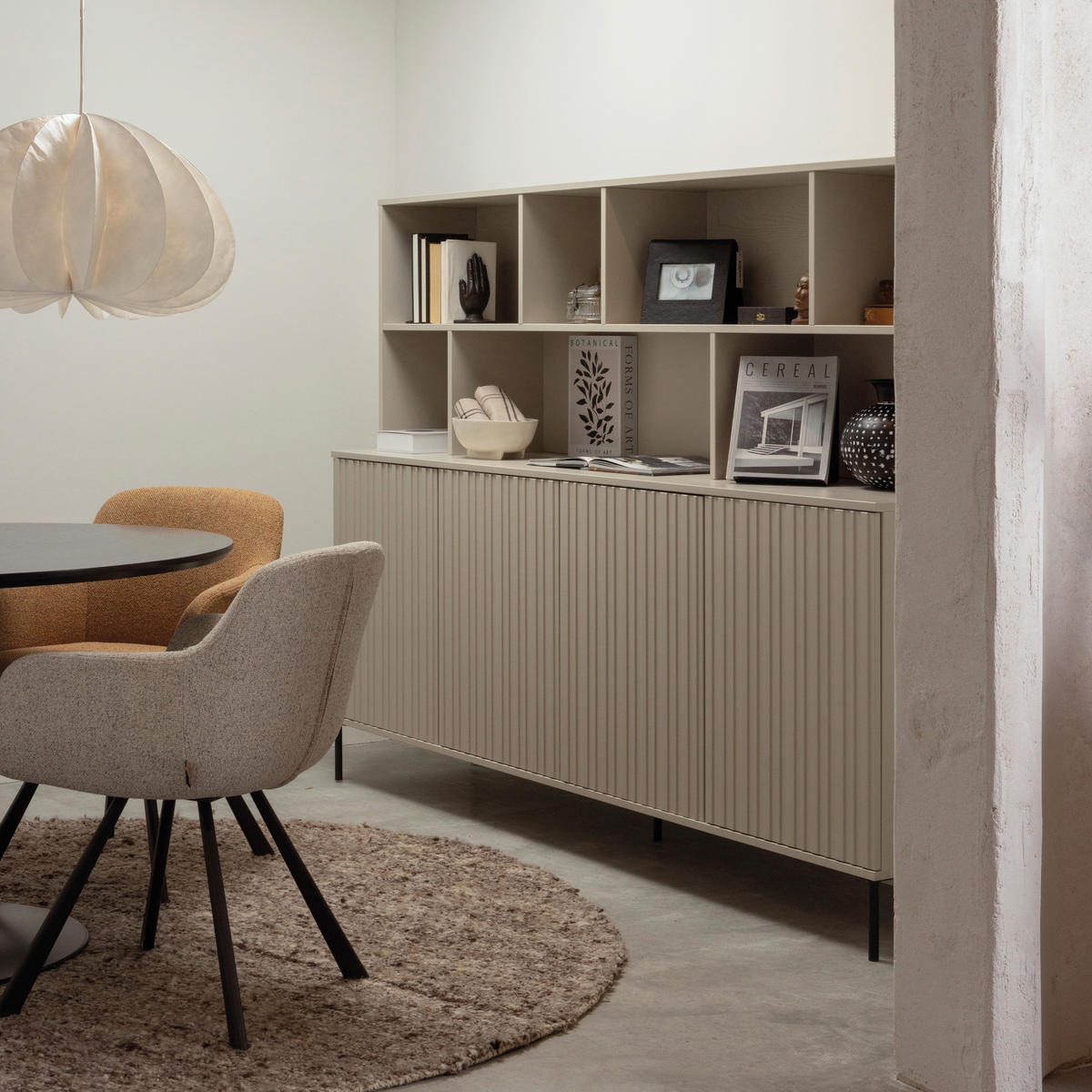 AUFSATZSCHRANK 200/65/30 cm  in  - Beige, Design, Holz (200/65/30cm) - Livetastic