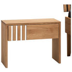 NACHTKÄSTCHEN in massiv Wildeiche Weiß, Wildeiche  - Wildeiche/Weiß, Design, Holz (45/45/33cm) - Linea Natura