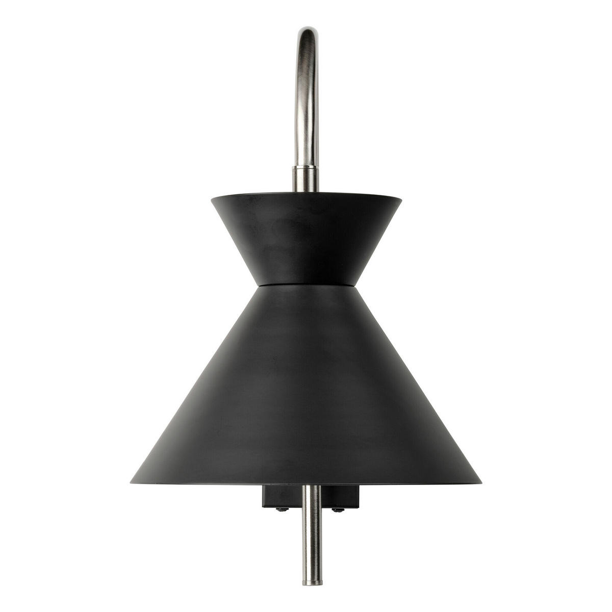 WANDLEUCHTE 20/27,5/34 cm   - Schwarz, Basics, Metall (20/27,5/34cm) - Osram