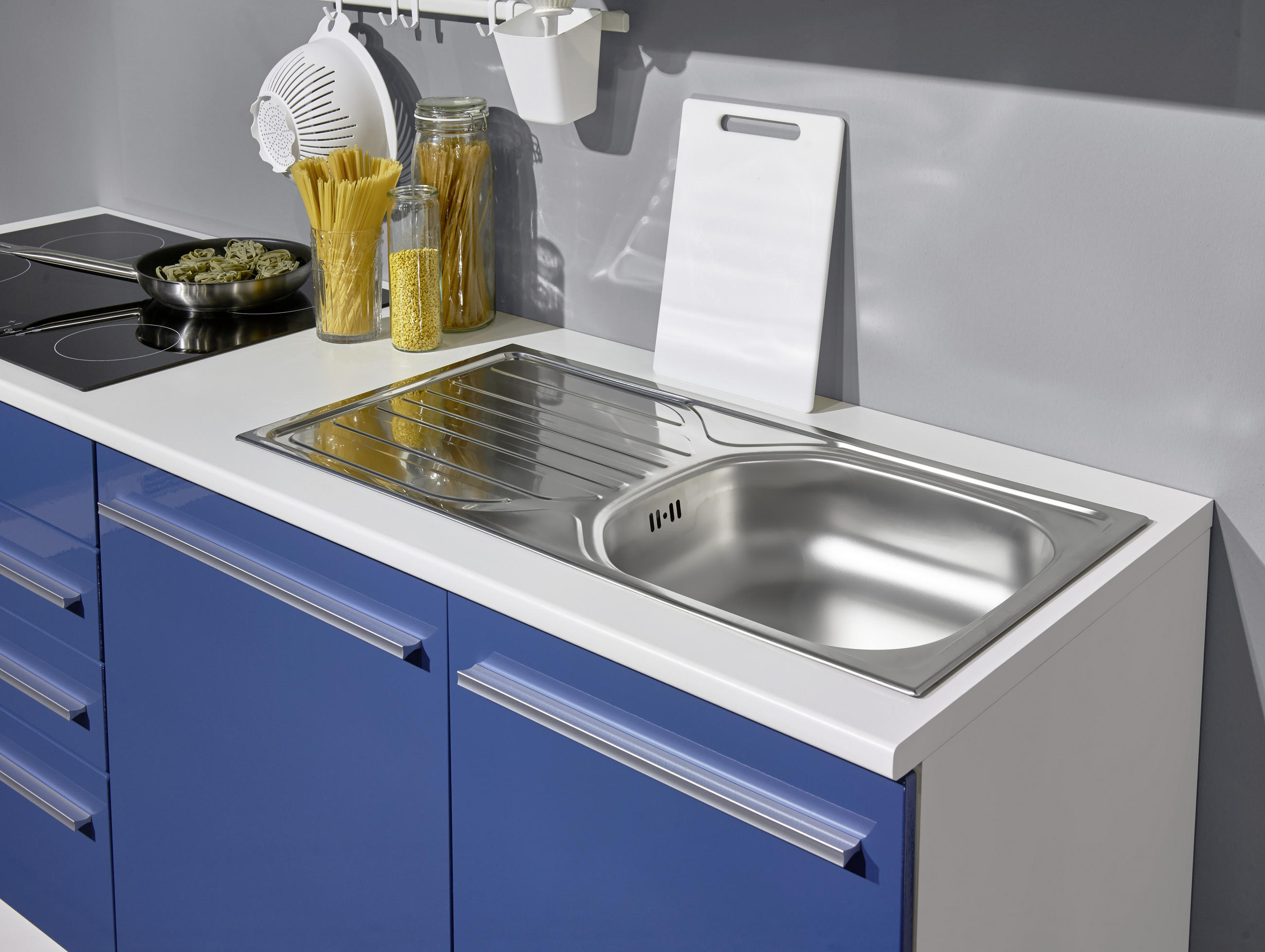 SPÜLE 11-103-80  - Edelstahlfarben, Basics, Metall (86/43,5cm) - Carryhome