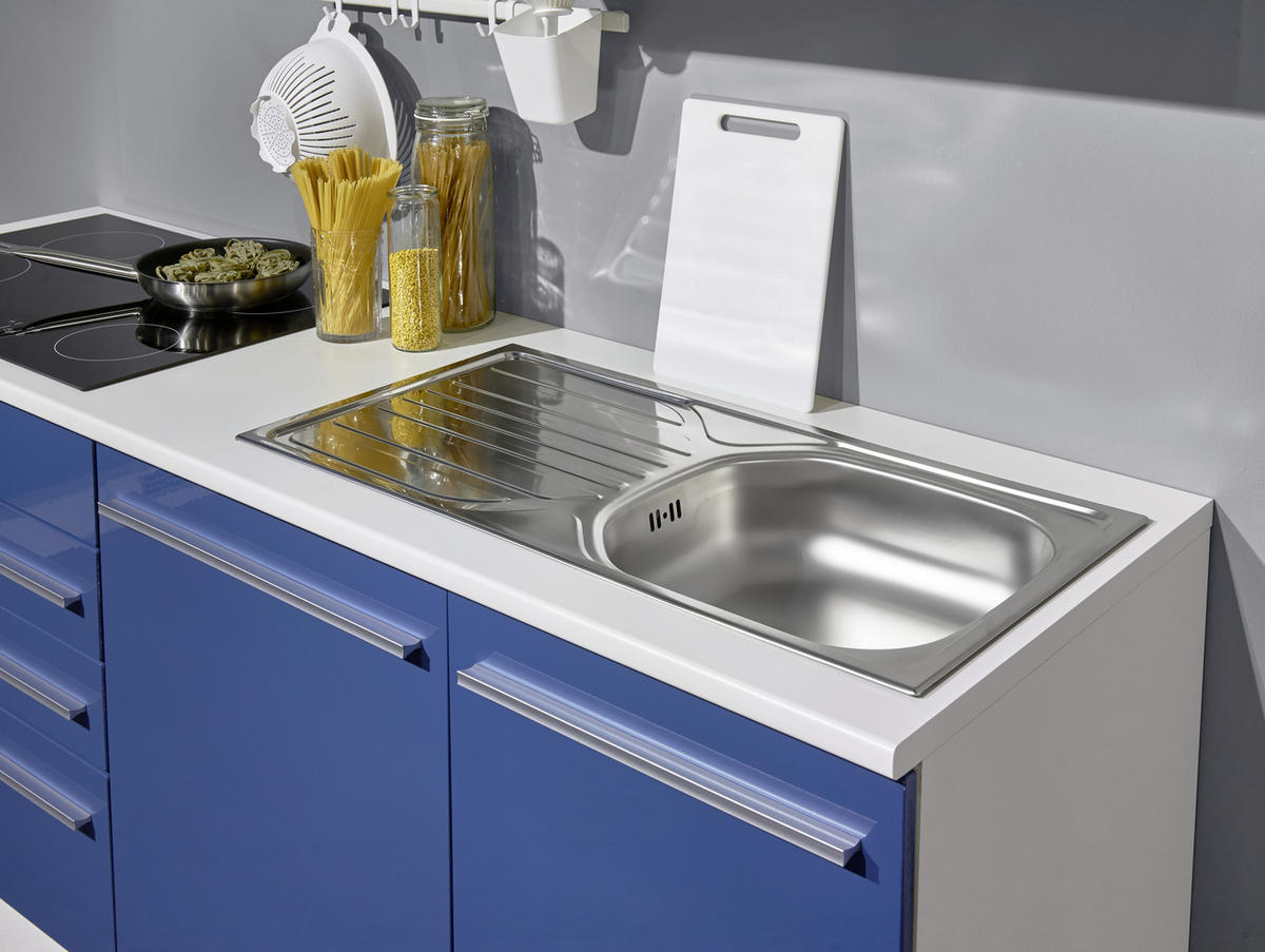 SPÜLE 11-103-80  - Edelstahlfarben, Basics, Metall (86/43,5cm) - Carryhome