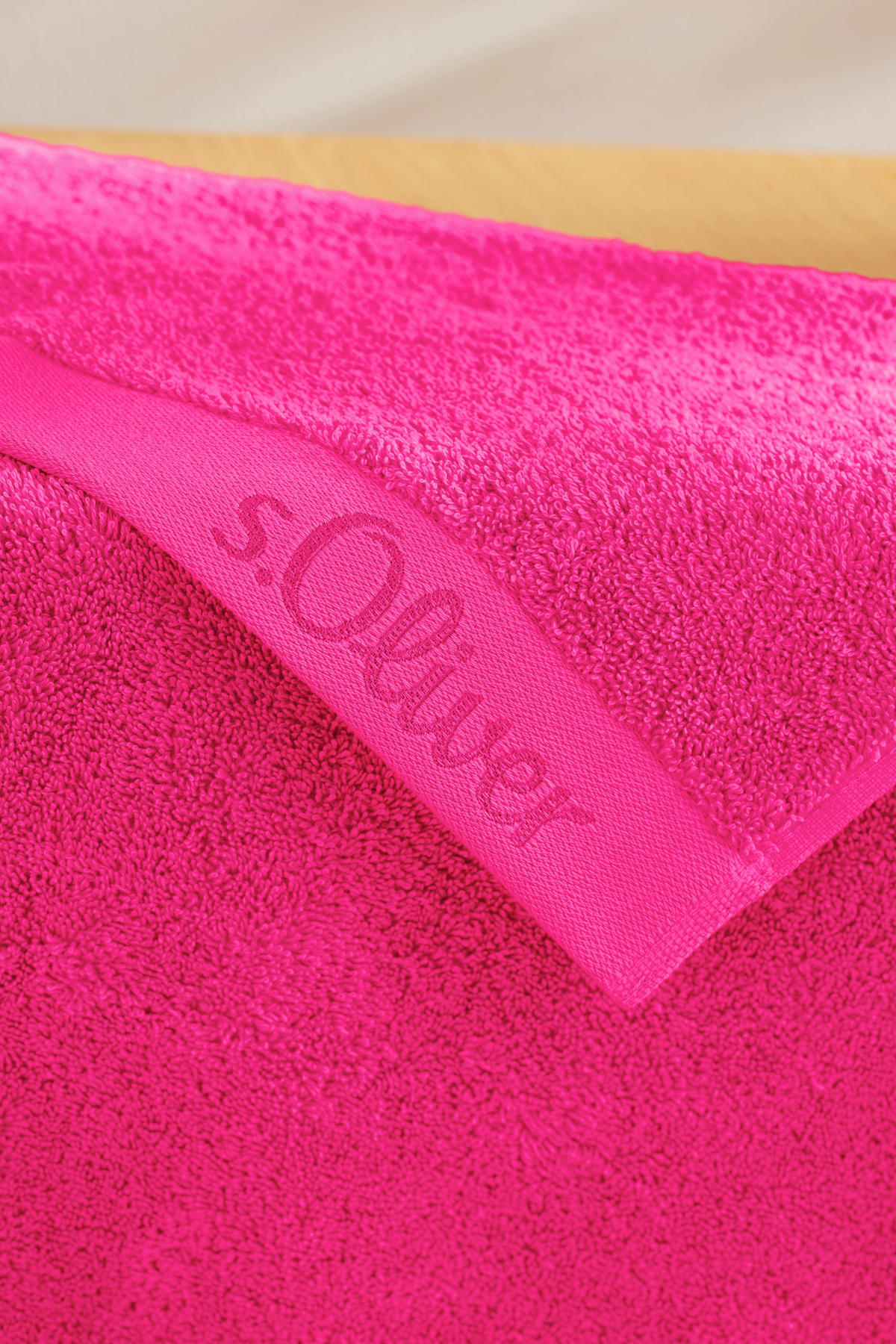 HANDTUCH s.Oliver Pink  - Pink, Trend, Textil (50/100cm) - S. Oliver