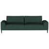 SCHLAFSOFA in Cord Grün  - Schwarz/Grün, Design, Textil/Metall (250/89/105cm) - Welnova