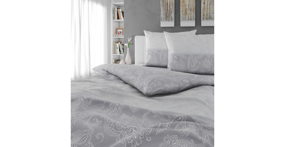 BETTWÄSCHE Satin 200/200 cm  - Grau, Textil (200/200cm) - Novel