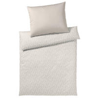 BETTWÄSCHESET Makosatin 160/210 cm  100 cm/65 cm  - Sandfarben, Design, Naturmaterialien/Textil (160/210cm) - Joop!