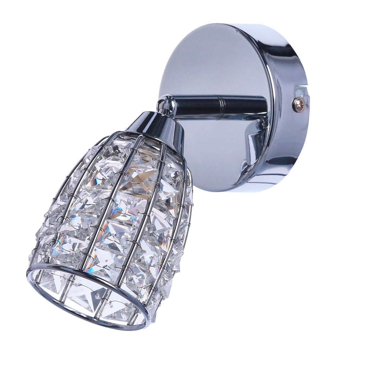STRAHLER Shiba   - Chromfarben/Transparent, KONVENTIONELL, Glas/Metall (15/8.5cm)