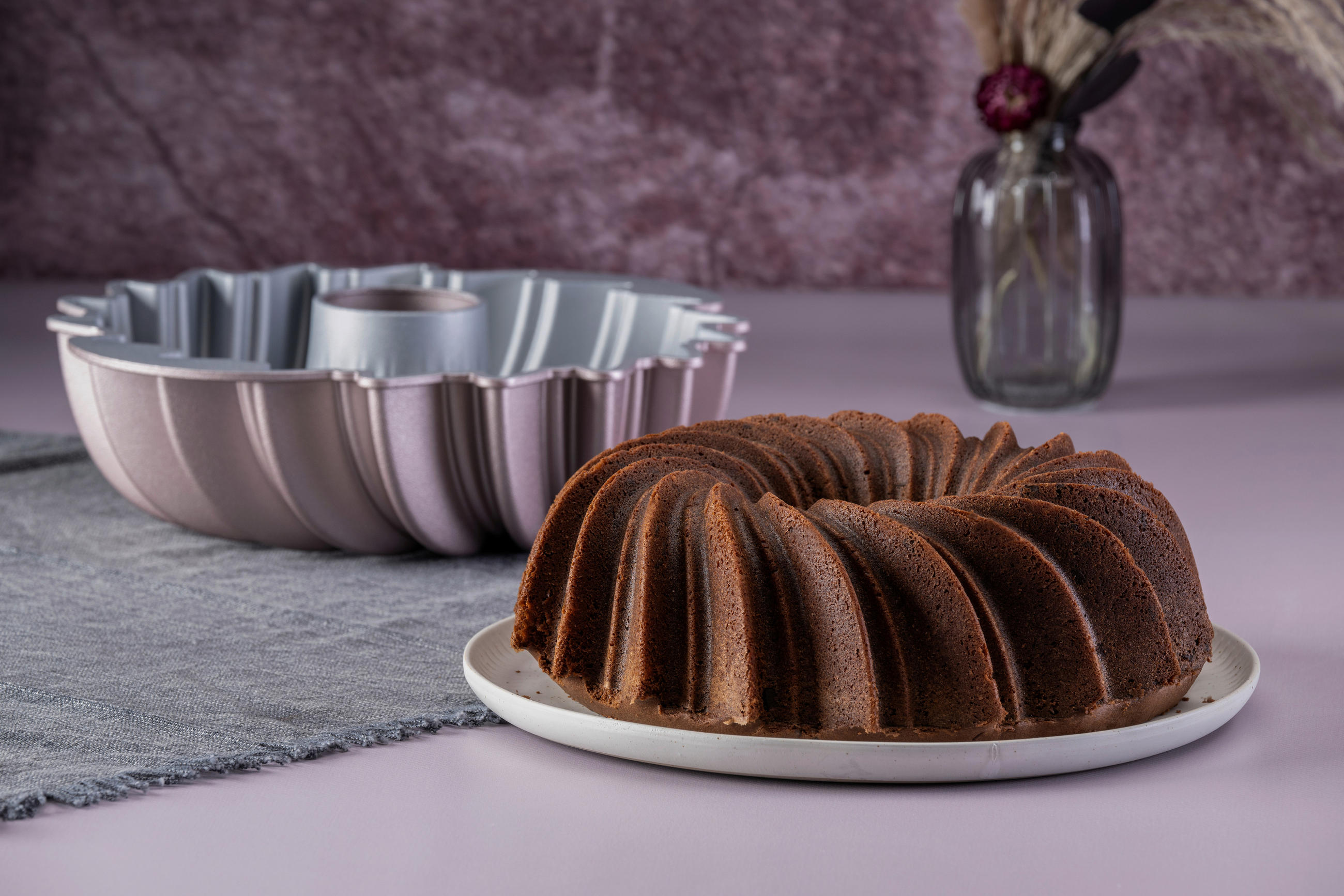 BACKFORM - Pink, Basics, Metall (24cm) - Dr.Oetker