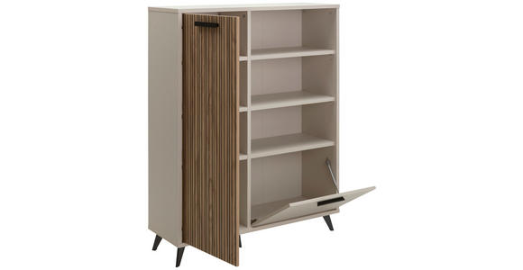 REGAL 110/140/36 cm Kaschmir - Kaschmir/Anthrazit, KONVENTIONELL, Holzwerkstoff/Kunststoff (110/140/36cm) - Xora