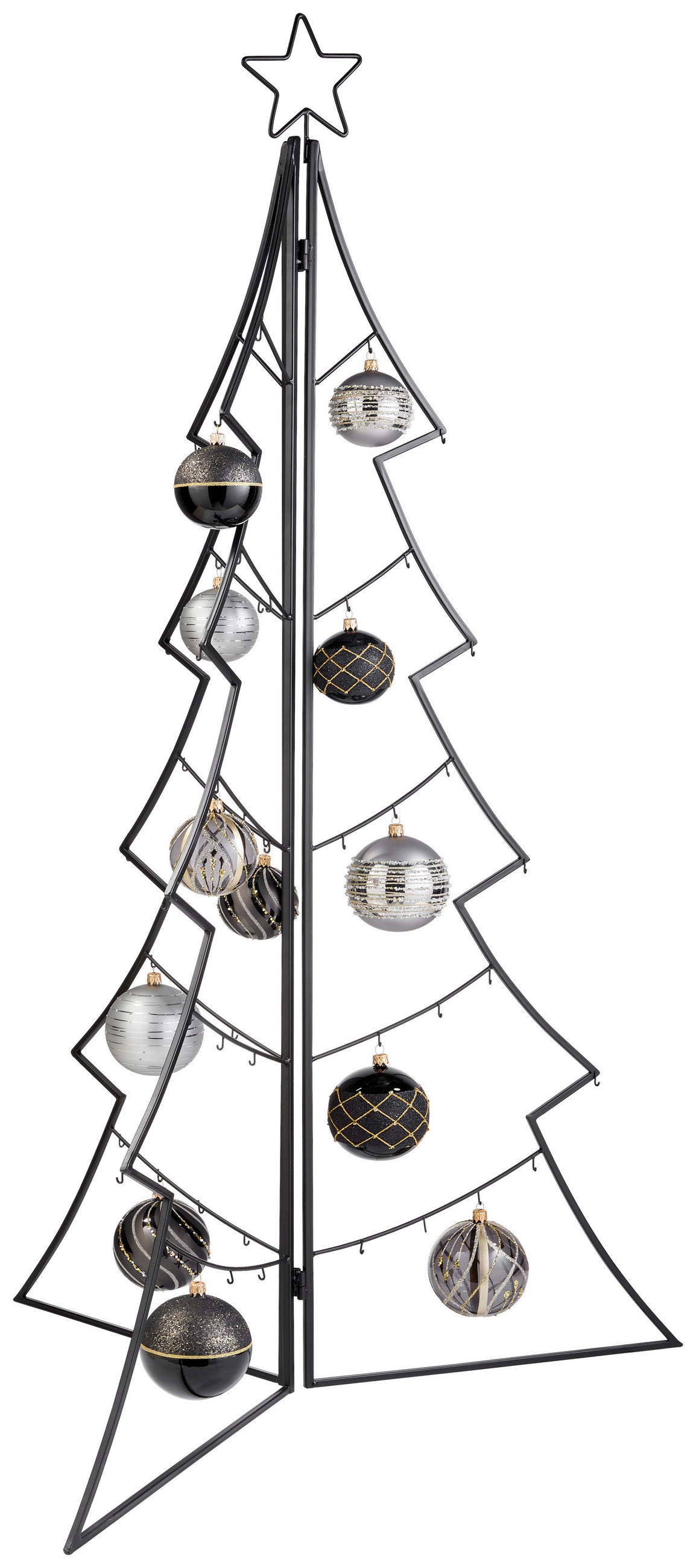X-Mas Dekoweihnachtsbaum Schwarz 117.5 cm