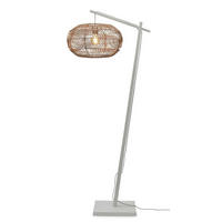 STEHLEUCHTE 74/48/176 cm    - Naturfarben/Weiß, Trend (74/48/176cm) - Good & Mojo