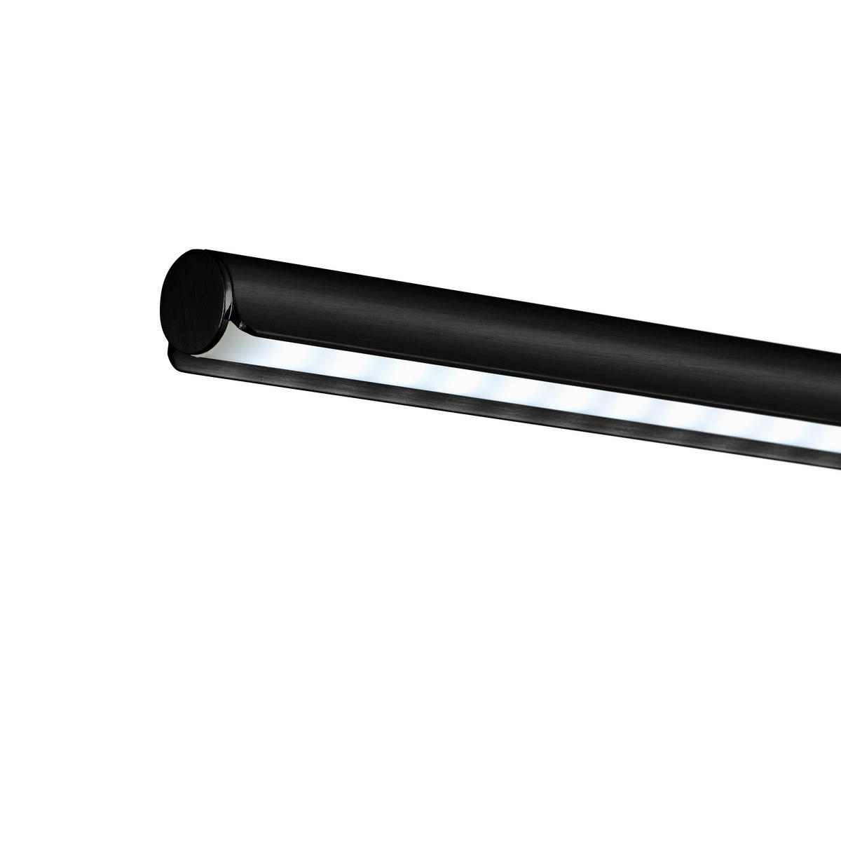 STOJACÍ LED SVÍTIDLO, 23/130 cm  - černá, Design, kov/plast (23/130cm) - Fischer & Honsel