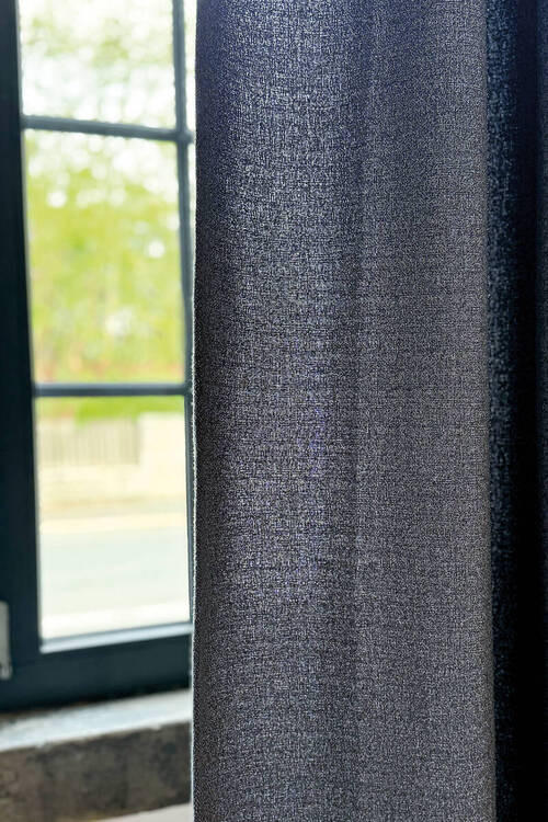 FERTIGVORHANG  blickdicht  130/250 cm   - Blau/Dunkelblau, Basics, Textil (130/250cm) - Esprit