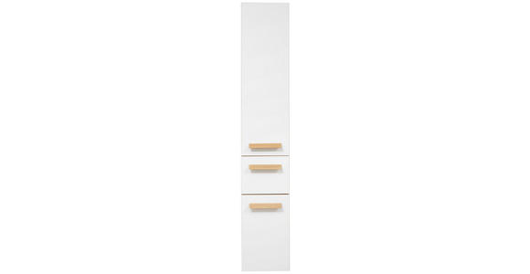 HOCHSCHRANK 30/168/33 cm - Weiß, KONVENTIONELL, Glas/Holz (30/168/33cm) - Dieter Knoll