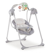 SCHAUKELWIPPE Polly Swing Up - Grau, Basics, Textil/Metall (67/93/57cm) - Chicco