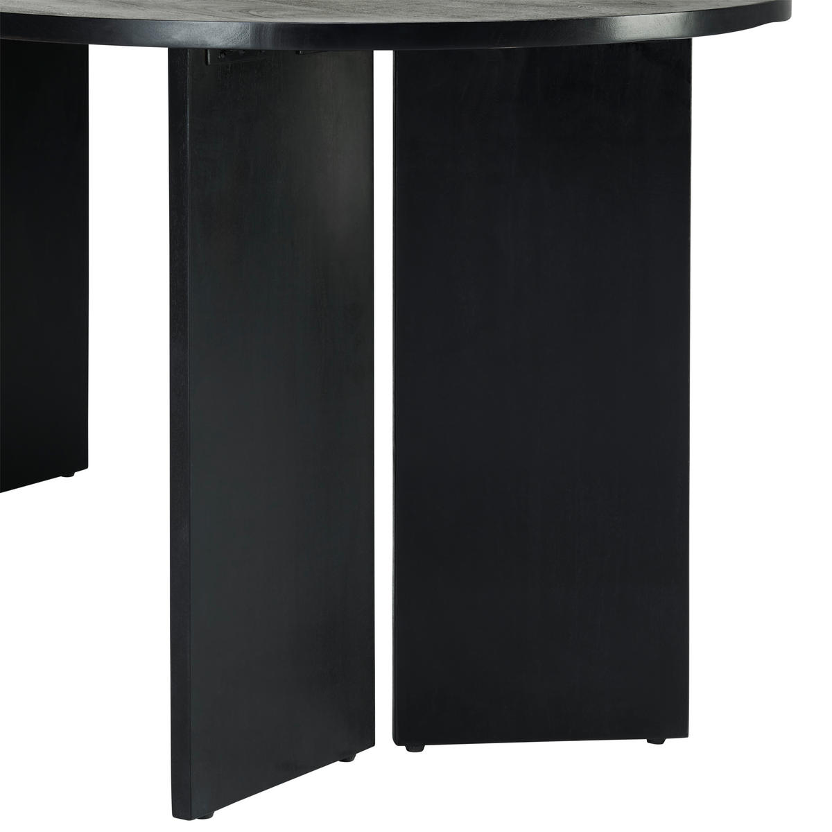 JÍDELNÍ STŮL, akácie, černá, 200/76/90 cm - černá, Moderní, dřevo (200/76/90cm) - MID.YOU