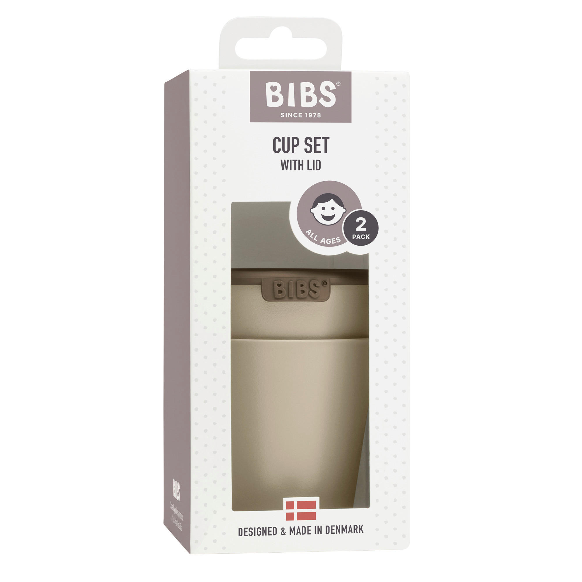 KINDERBECHER  - Beige, Design, Kunststoff (7,7/16,6/7,8cm)
