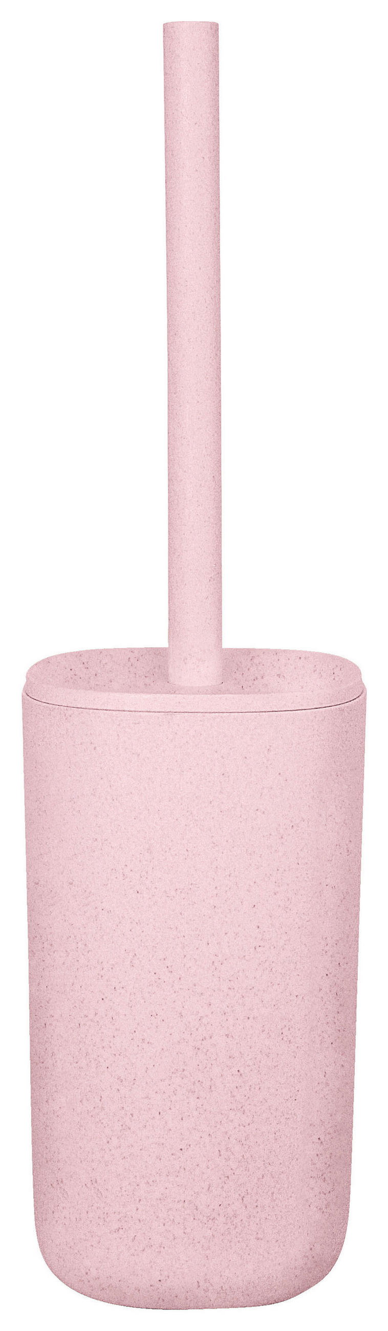 WC SADA - ŠTĚTKA A DRŽÁK - růžová/barvy hliníku, Basics, plast (10,6/39/10,6cm) - Kleine Wolke