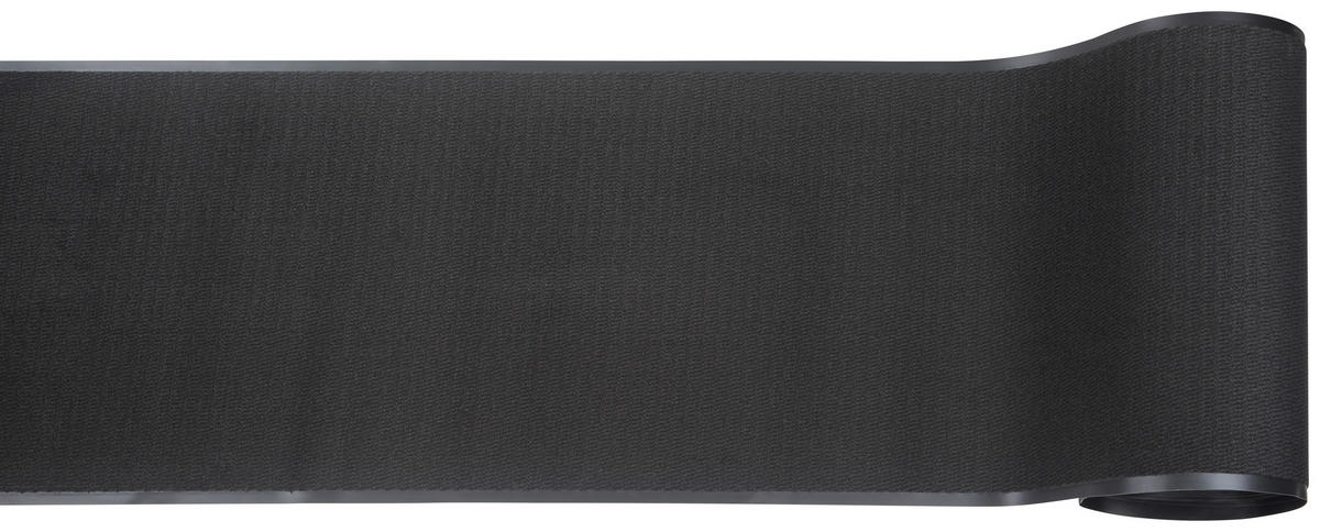 LÄUFER 120 cm Leyla  - Schwarz, KONVENTIONELL, Kunststoff/Textil (120cm) - Esposa