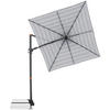 AMPELSCHIRM 210x210 cm  - Anthrazit/Grau, Basics, Textil/Metall (210/210cm) - Doppler