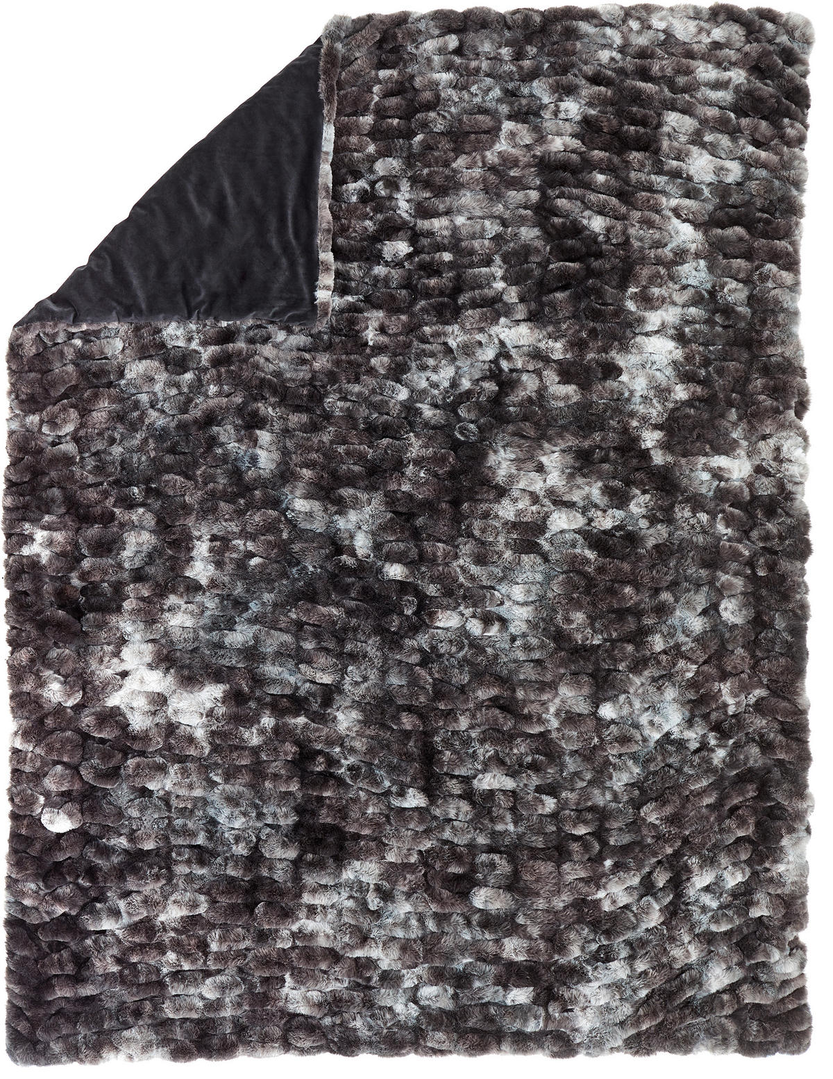 FELLDECKE BENGAL 150/200 cm  - Anthrazit, Basics, Textil (150/200cm) - Novel