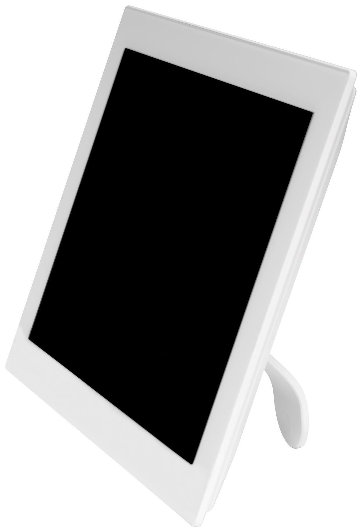 DIGITALER BILDERRAHMEN - Weiß, Design, Kunststoff (25,6/17,5/1,8cm) - DENVER