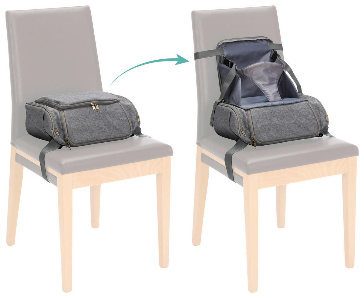 TISCHSITZ  - Grau, Basics, Textil (15/30/35cm) - Fillikid