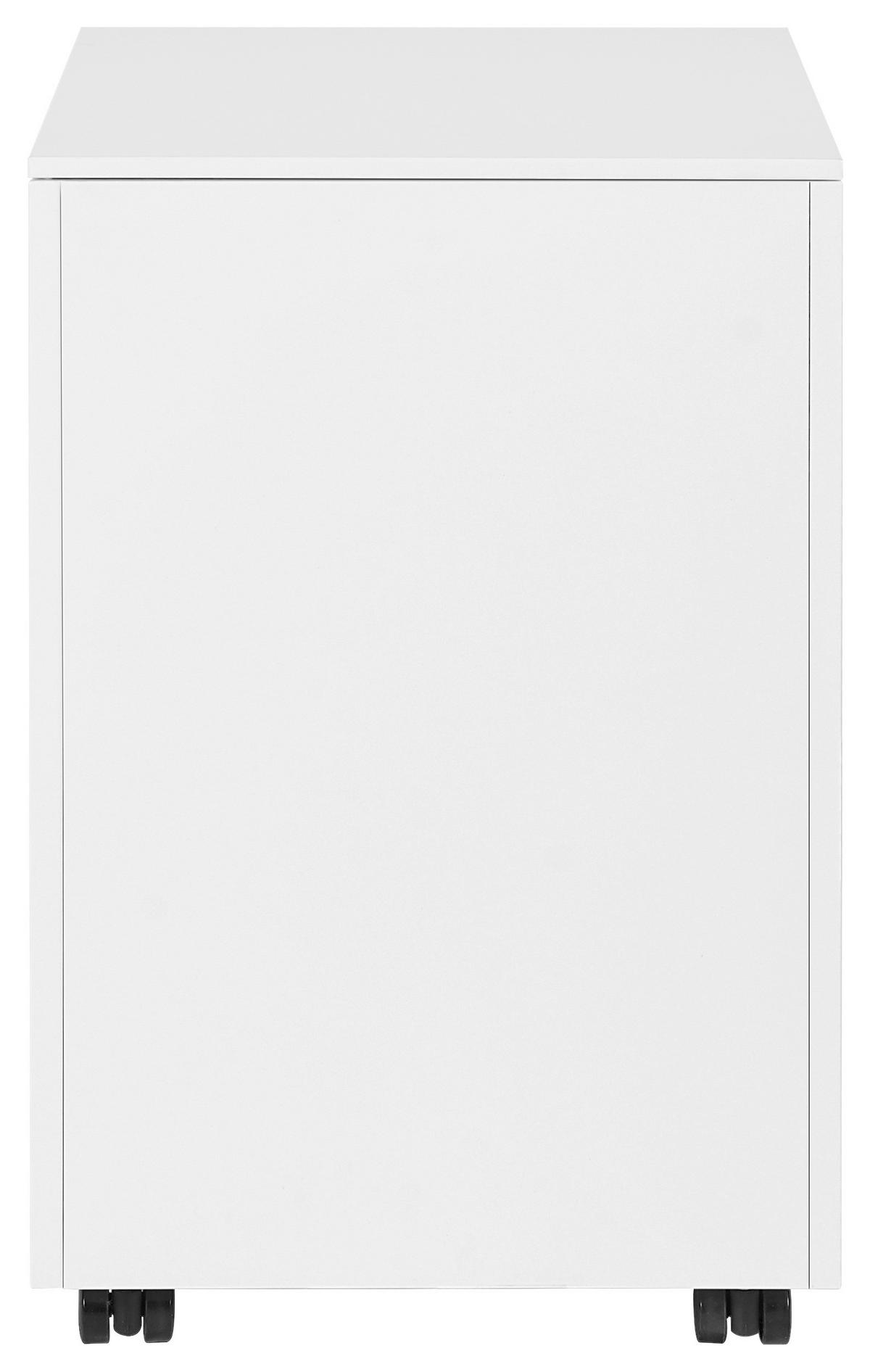 PREDALNIK NA KOLESCIH  bela  - bela, Konvencionalno, kovina/umetna masa (39/60/45cm) - Novel
