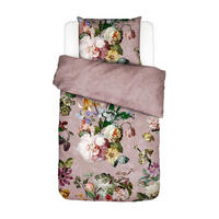 WENDEBETTWÄSCHE FLEUR Satin 155/220 cm  - Pink, KONVENTIONELL, Textil (155/220cm) - Essenza