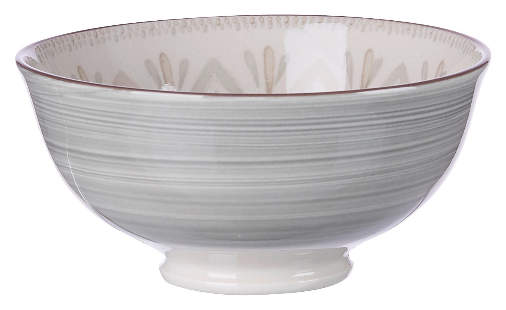 MÜSLISCHALE Valencia 15 cm - Grau, KONVENTIONELL, Keramik (15cm) - Ritzenhoff Breker