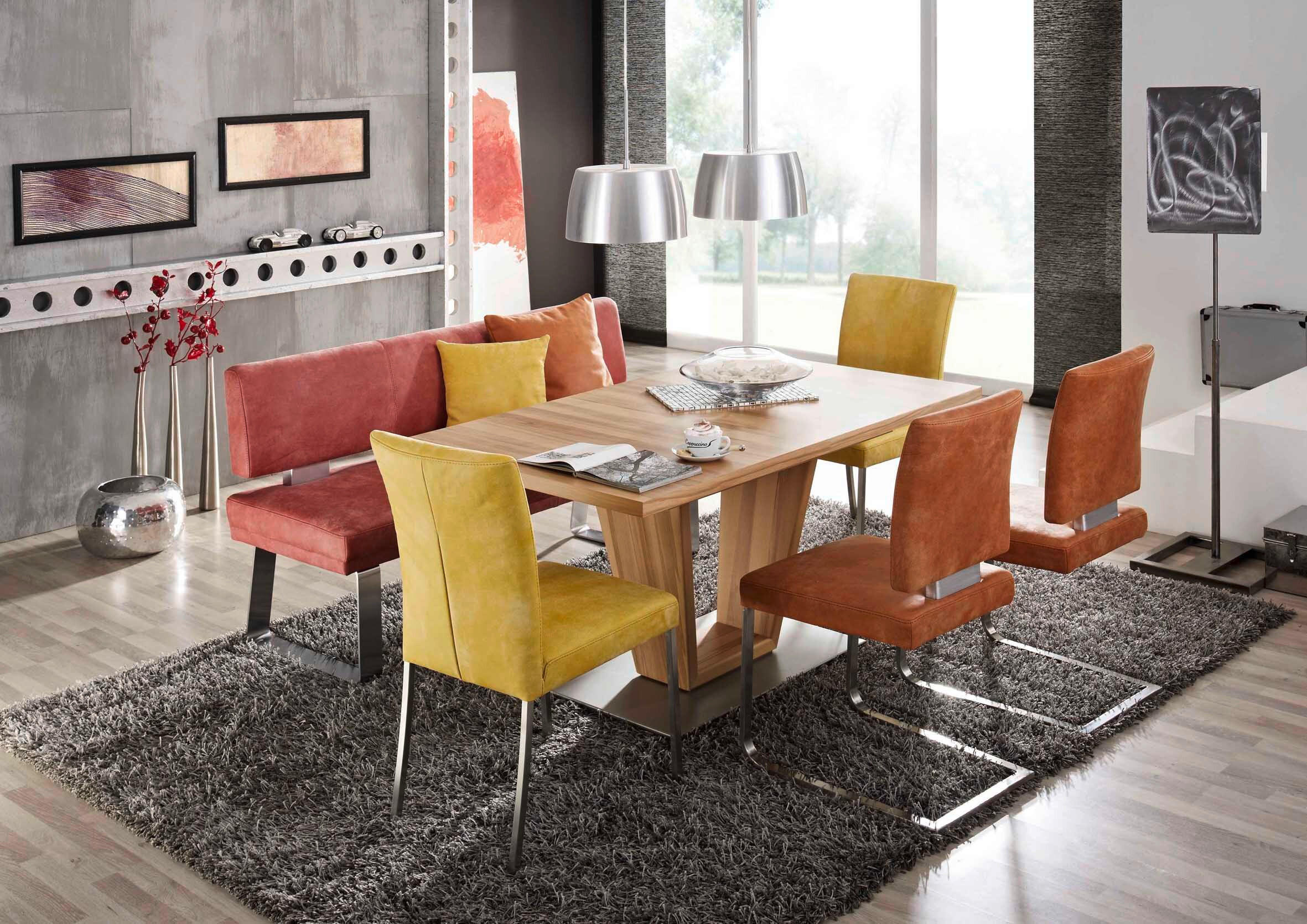 ESSTISCH in Holz, Holzwerkstoff 120(168)/80/75 cm  - Buchefarben, Design, Holz/Holzwerkstoff (120(168)/80/75cm) - Moderano