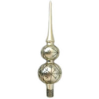 CHRISTBAUMSPITZE  - Silberfarben, LIFESTYLE, Glas (7/31cm) - X-Mas