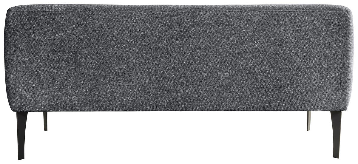 SITZBANK in Textil Blau  - Blau/Schwarz, Konventionell, Textil/Metall (197/85/72cm) - Moderano