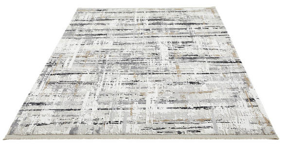 WEBTEPPICH 80/150 cm Perugia  - Dunkelgrau/Weiß, Design, Textil (80/150cm) - Novel