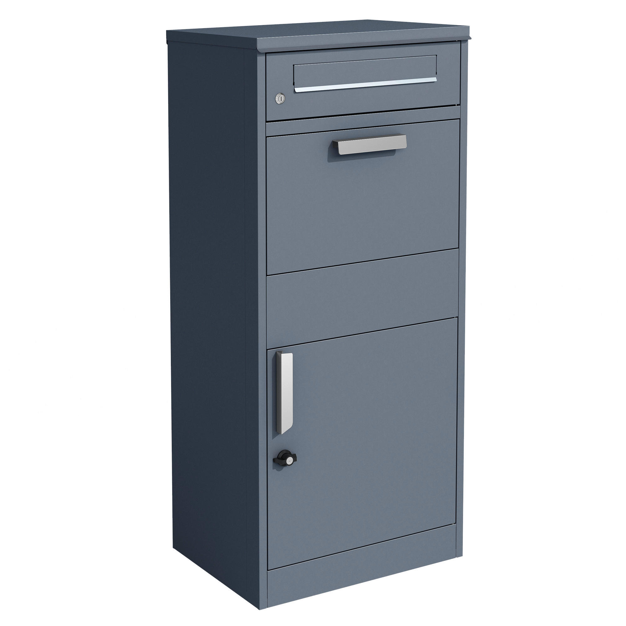 PAKETBOX  - Anthrazit, KONVENTIONELL, Metall (37/50/112cm)