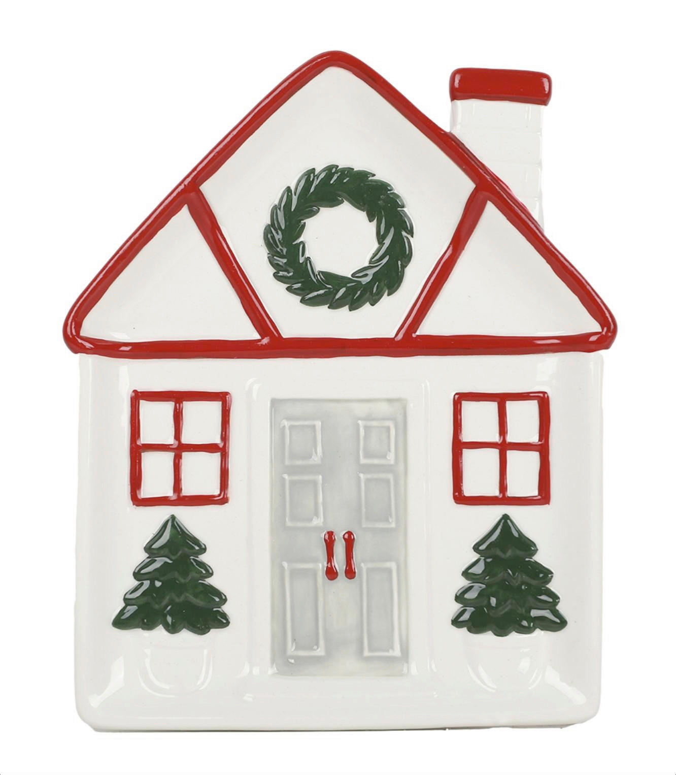 X-Mas Serviertablett Mehrfarbig 21x3x25.5 cm