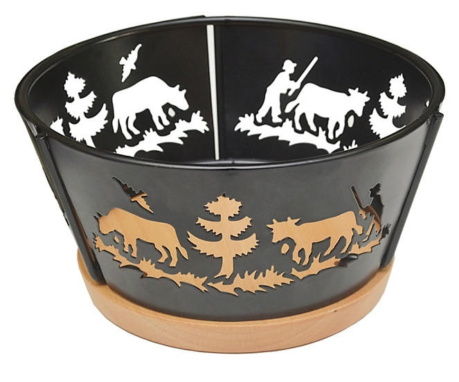 BROTKORB   - Hellbraun/Schwarz, Basics, Holz/Metall (20cm) - Heidi Cheese Line