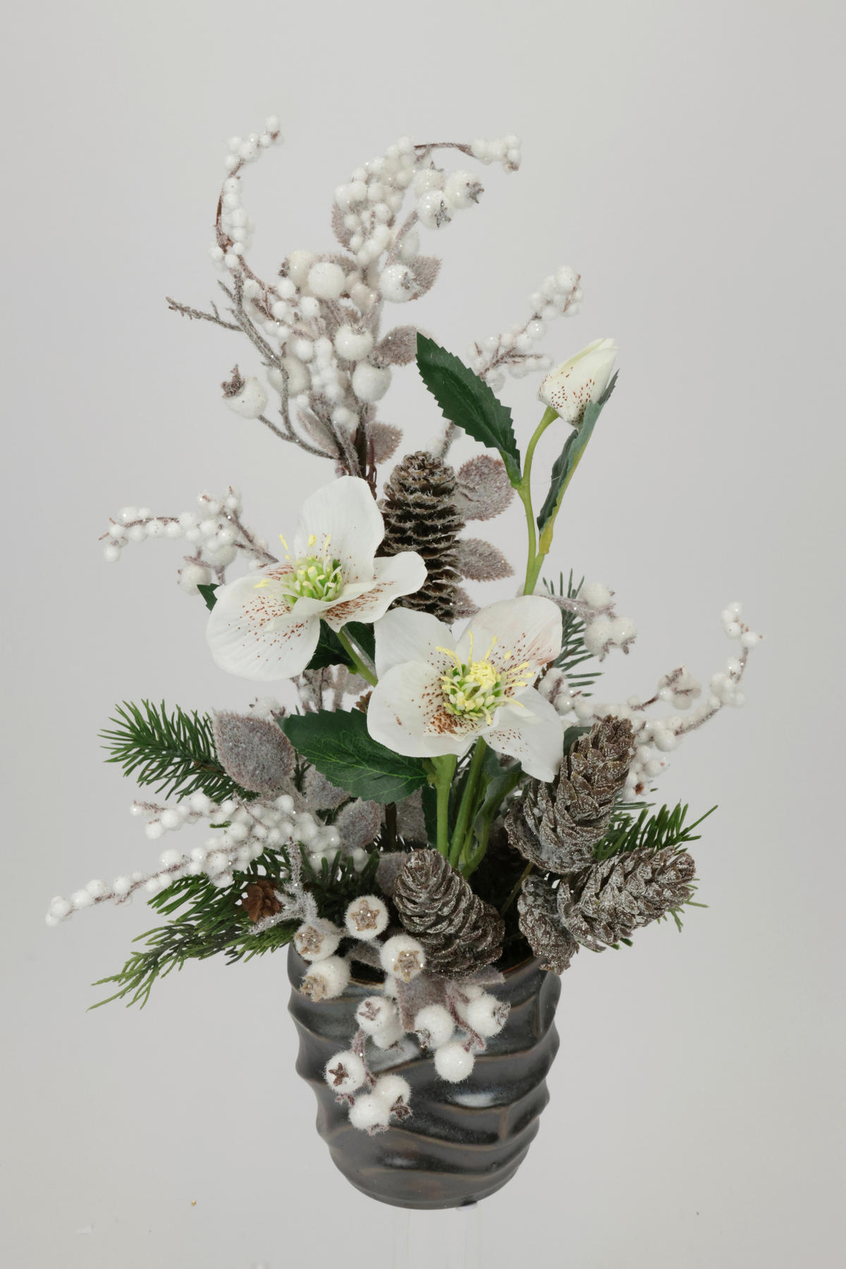 CHRISTROSE  - Creme, Basics, Kunststoff (28/42/24cm) - X-Mas