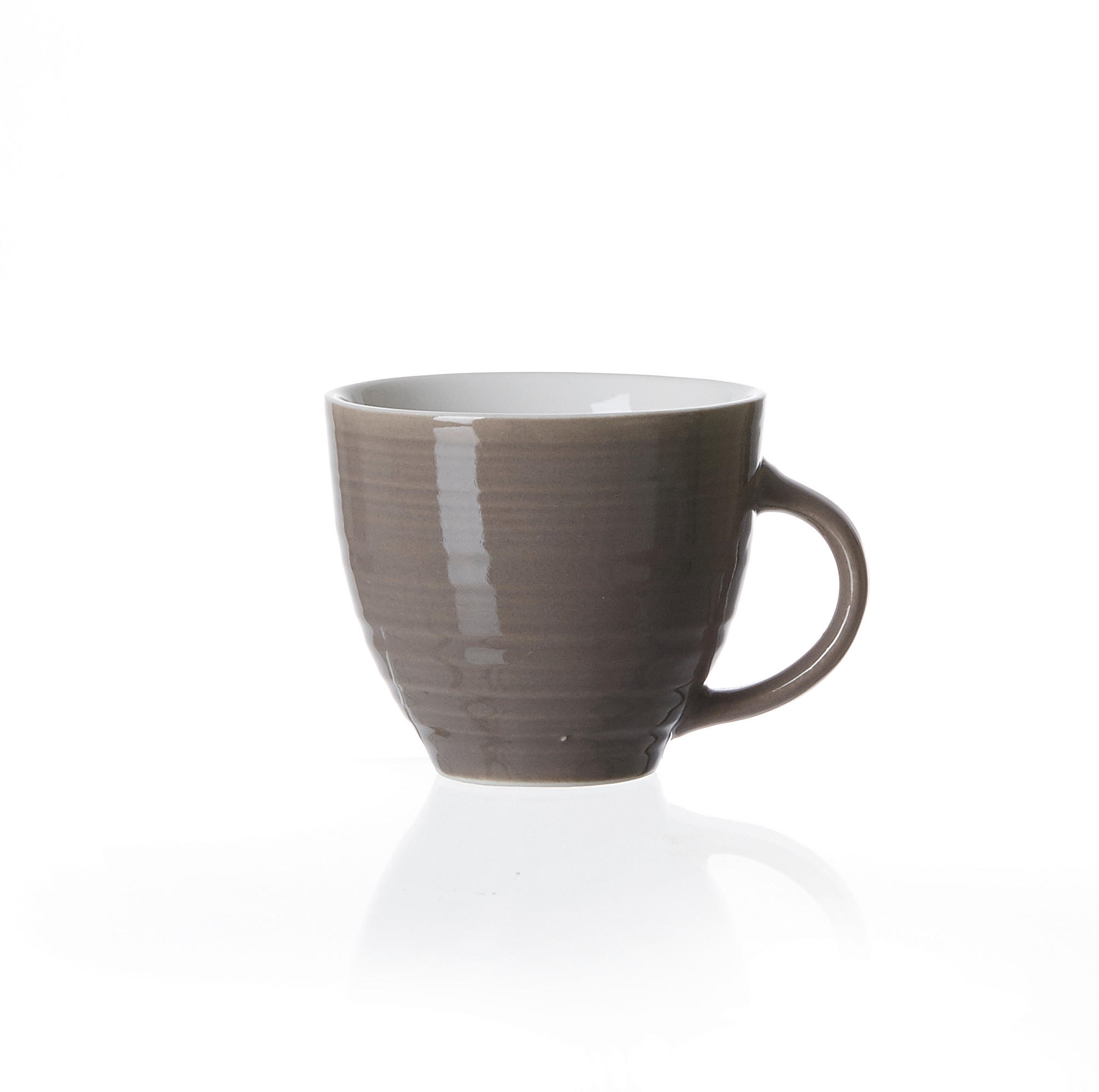 ESPRESSOTASSE Suomi 80 ml  - Taupe/Weiß, Basics, Keramik (6/8cm) - Ritzenhoff Breker