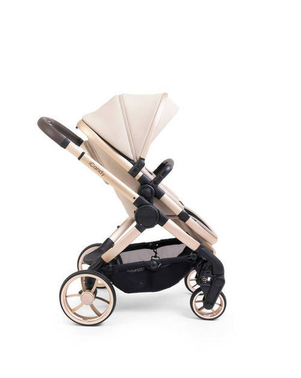 DJEČJA KOLICA  PEACH 7  - bež/zlatne boje, Basics, tekstil/plastika (75/55/39cm) - ICANDY