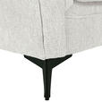 MEGASOFA in Chenille Beige - Beige/Schwarz, ROMANTIK / LANDHAUS, Textil/Metall (273/50-79/125cm) - Landscape